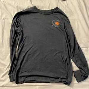Dark grey long sleeve.